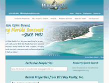 Tablet Screenshot of birdbayrealty.com